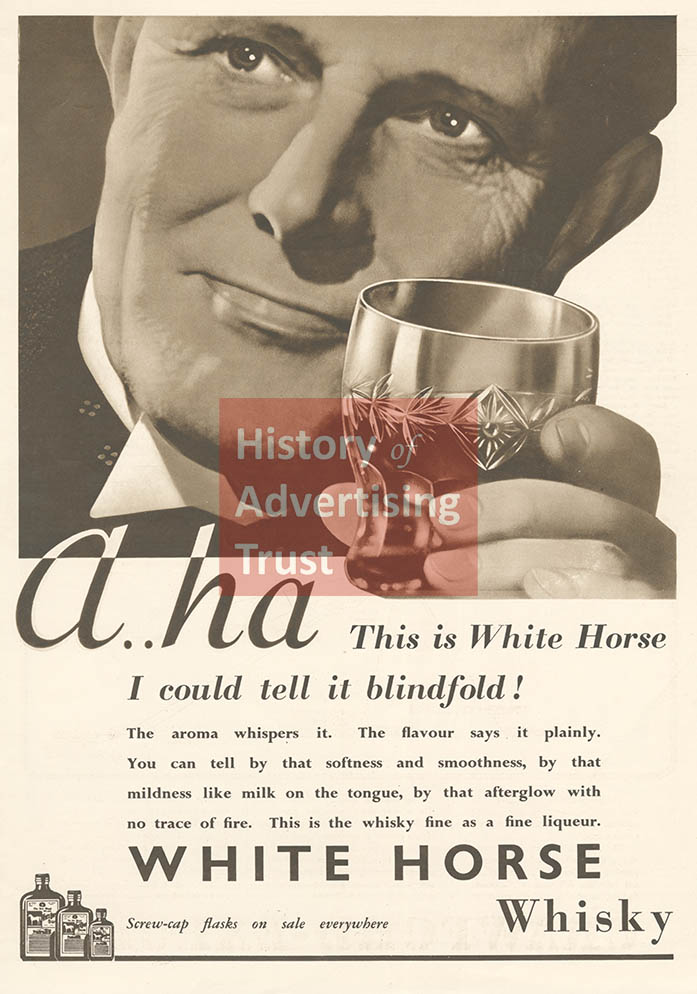 Пару постеров старой рекламы алкоголя. Скотч White Horse История,Алкоголь,Крепкие напитки,Реклама