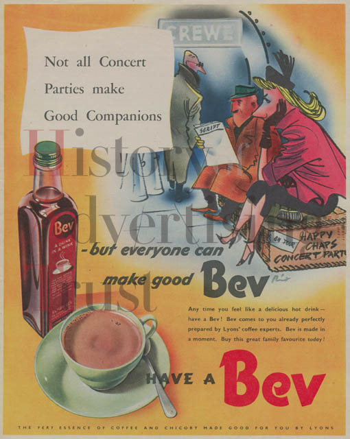Press Advertisement: Bev | Catalogue | History of Advertising Trust