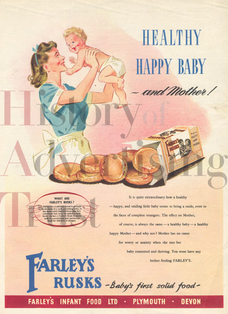 Press advertisement: Farley's Rusks | Catalogue | History of ...