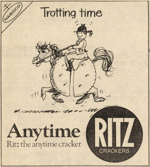 Who Invented Ritz Crackers Gallery Image: Ritz Crackers (Trotting time) | Catalogue | History of ...