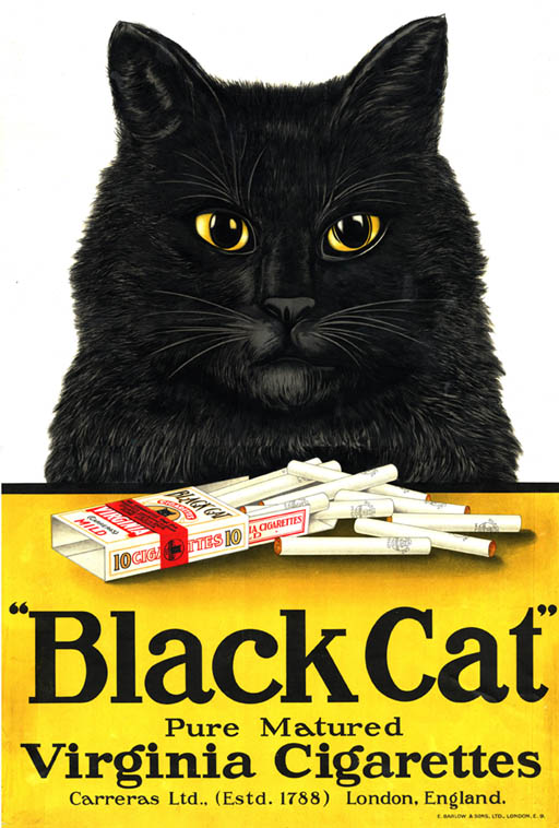 Poster: Black Cat cigarettes | Catalogue
