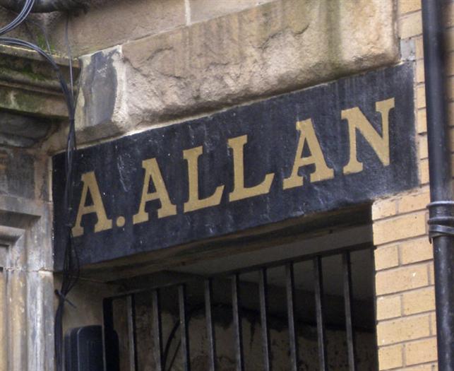 Ghostsign: A. Allen | Catalogue | History of Advertising Trust