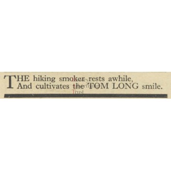 Press advertisement: Tom Long tobacco | Catalogue